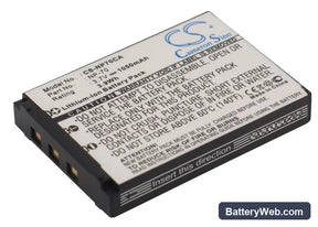 Casio Exilim Zoom EX-Z250BE Replacement Battery, 3.7V, 1050mAh, Li-ion 1