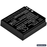 Panasonic Lumix DMC-FX10EB-K Replacement Battery, 3.7V, 1150mAh, Li-ion 2