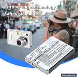 Rollei Prego DP5200 Replacement Battery, 3.7V, 600mAh, Li-ion 6