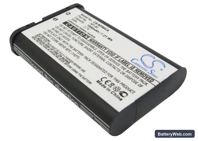 Casio Exilim EX-H10 Replacement Battery, 3.7V, 1950mAh, Li-ion 1