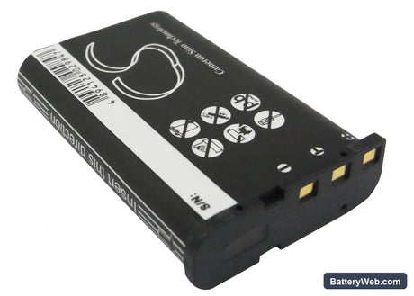 Casio Exilim EX-H10 Replacement Battery, 3.7V, 1950mAh, Li-ion 3