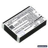 Fujifilm FinePix F30 Replacement Battery, 3.7V, 1800mAh, Li-ion 2