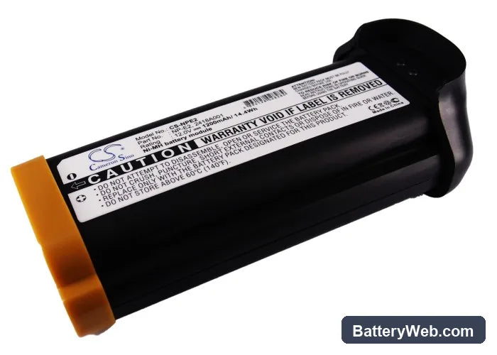 Canon EOS-1V Replacement Battery, 12V, 1200mAh, Ni-MH 1