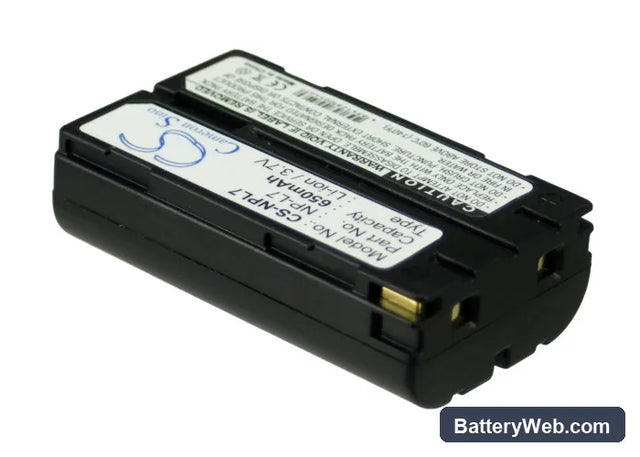 Casio QV-3EX Replacement Battery, 7.4V, 650mAh, Li-ion 1