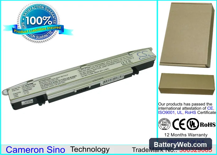 Samsung NP-Q1 Replacement Battery, 11.1V, 2400mAh, Li-ion 1