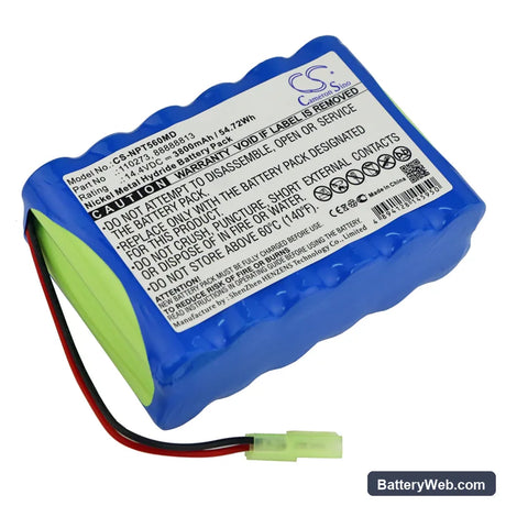 Puritan Bennett N-5500 Replacement Battery, 14.4V, 3800mAh, Ni-MH 1