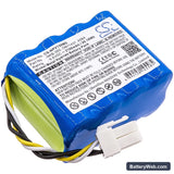 Nihon Kohden OPV 1500 Vital Signs Monitor Replacement Battery, 9.6V, 2100mAh, Ni-MH 1