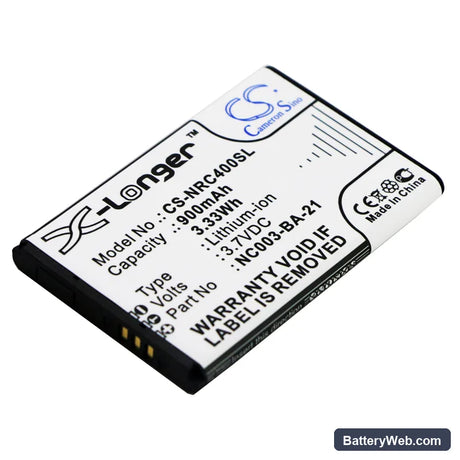 Nolan B4 RCS Kits Replacement Battery, 3.7V, 900mAh, Li-ion 1