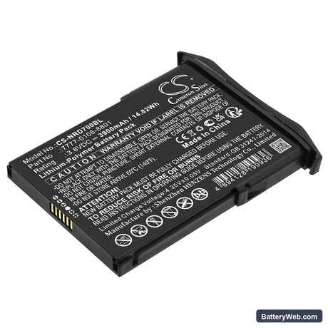 NCR Orderman 7 Replacement Battery, 3.8V, 3900mAh, Li-Polymer 1