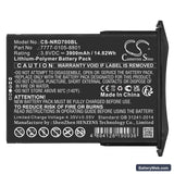 NCR Orderman 7 Replacement Battery, 3.8V, 3900mAh, Li-Polymer 5