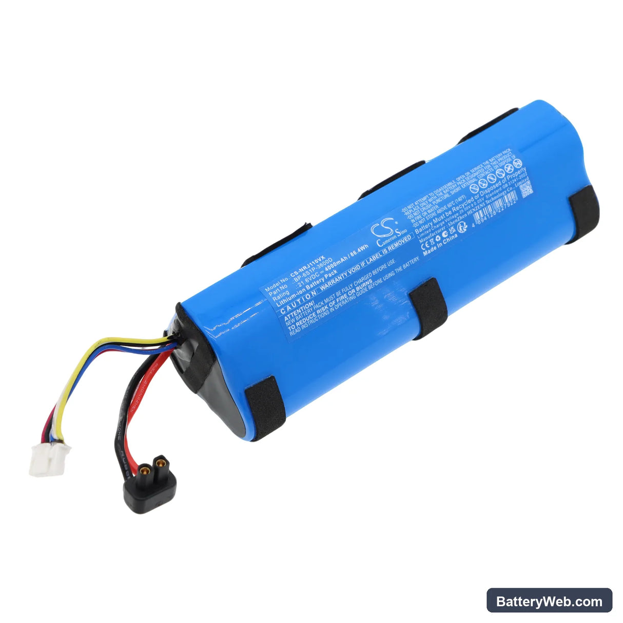 NARWAL DH2104CYJ Replacement Battery, 21.6V, 4000mAh, Li-ion 1