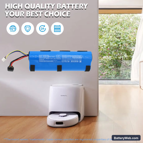 NARWAL DH2104CYJ Replacement Battery, 21.6V, 4000mAh, Li-ion 6