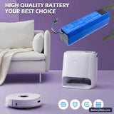 NARWAL J3 Replacement Battery, 14.4V, 6800mAh, Li-ion 6