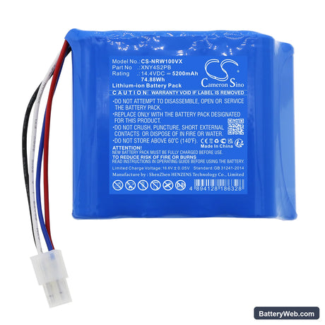 NARWAL J1 Replacement Battery, 14.4V, 5200mAh, Li-ion 3