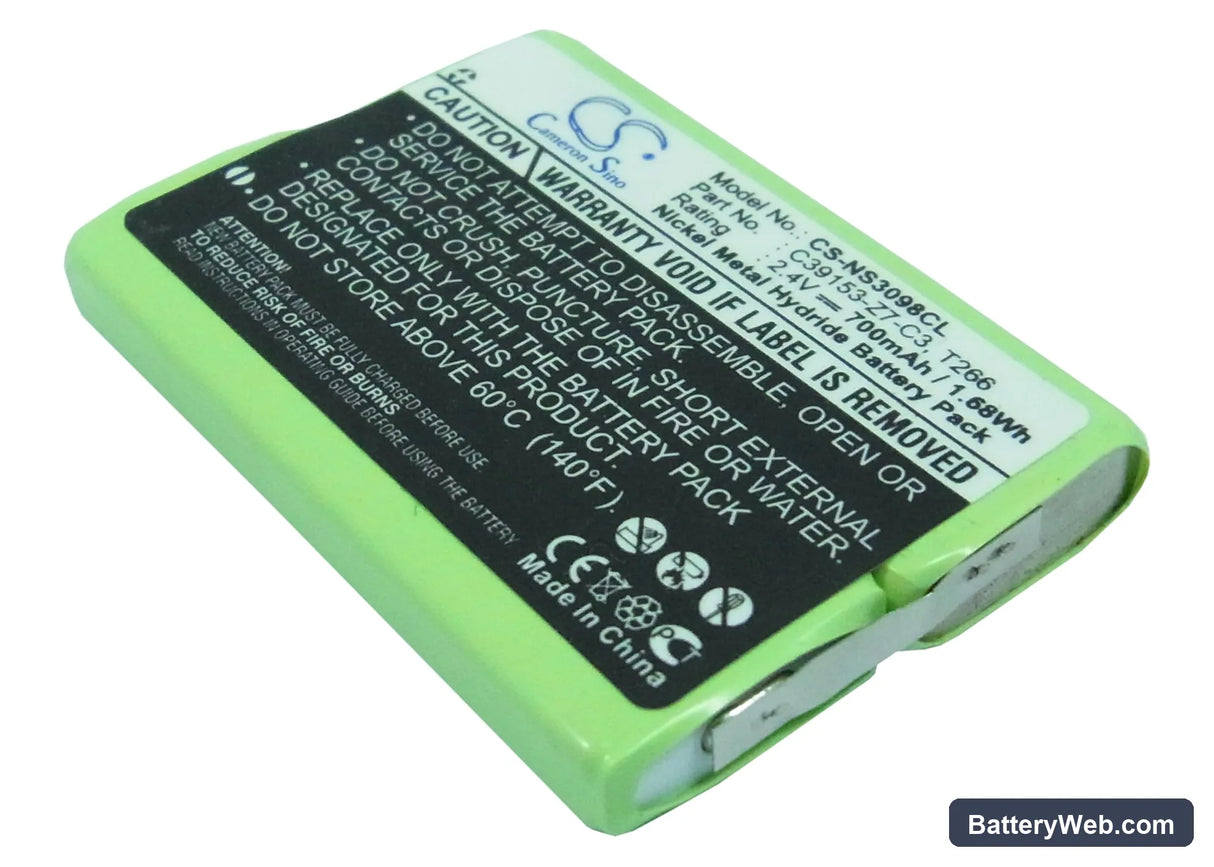 Telekom Italy Citytel pocket Replacement Battery, 2.4V, 700mAh, Ni-MH 1