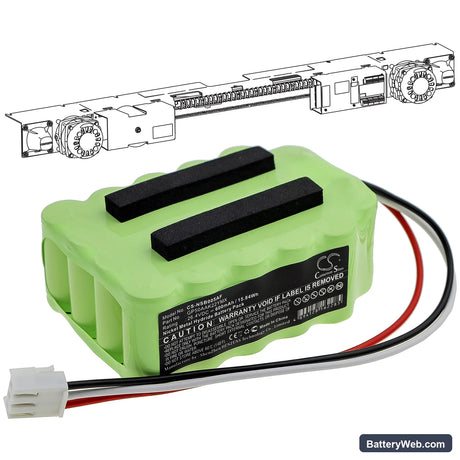 MANUSA SEBA05 Replacement Battery, 26.4V, 600mAh, Ni-MH 6