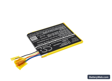 Fuhu Nabi JR Replacement Battery, 3.7V, 2350mAh, Li-Polymer 2