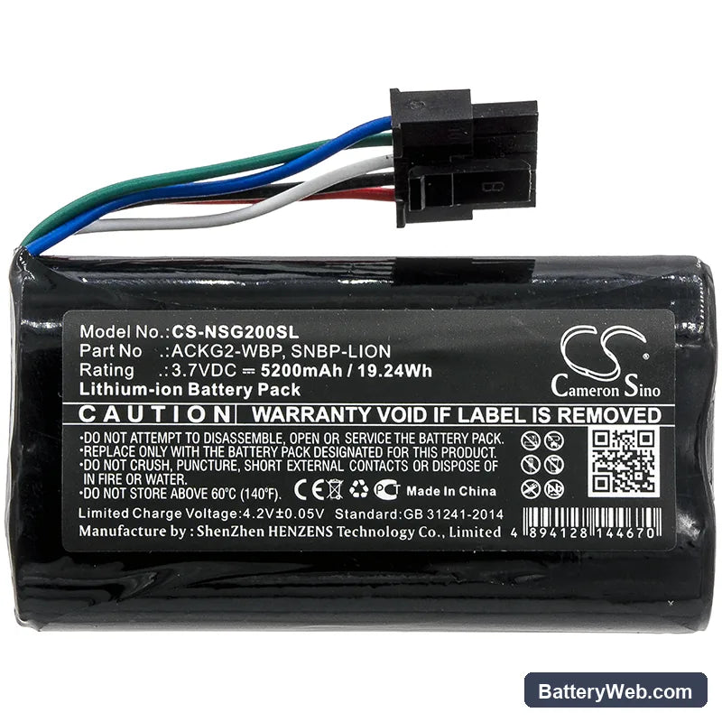 NetScout Aircheck G2 Replacement Battery, 3.7V, 5200mAh, Li-ion 3