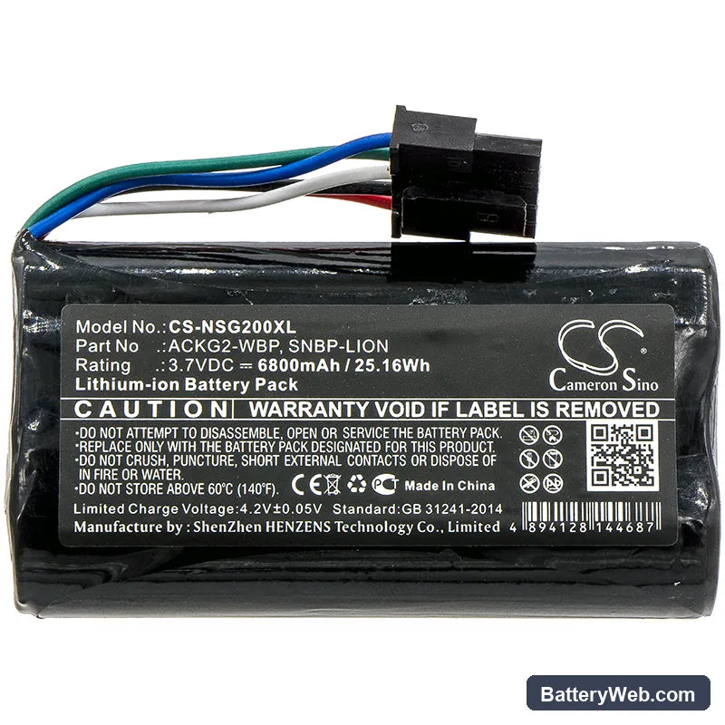 NetScout Aircheck G2 Replacement Battery, 3.7V, 6800mAh, Li-ion 3