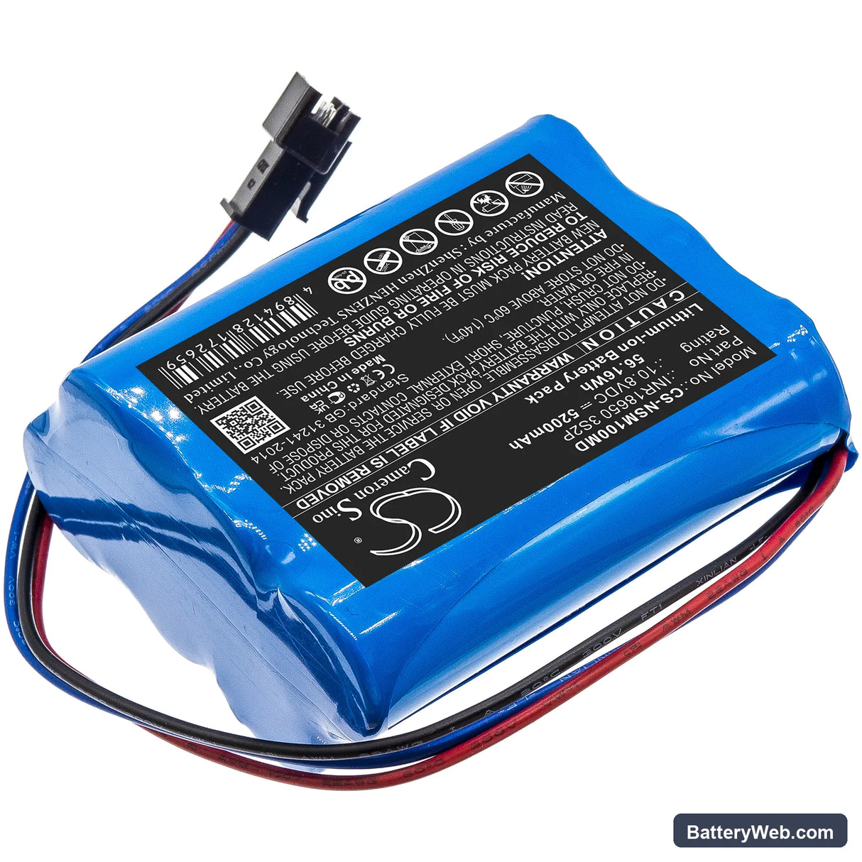 Neusoft NSC-M10 Replacement Battery, 10.8V, 5200mAh, Li-ion 2