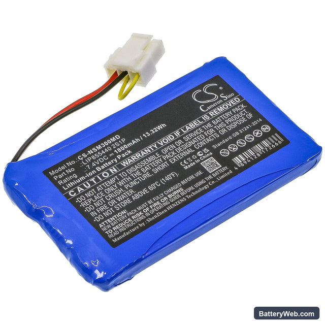 Neusoft SCP-XIKANG-3001 Replacement Battery, 7.4V, 1800mAh, Li-ion 1
