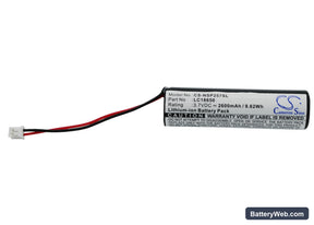 Nvidia Shield Replacement Battery, 3.7V, 2600mAh, Li-ion 1