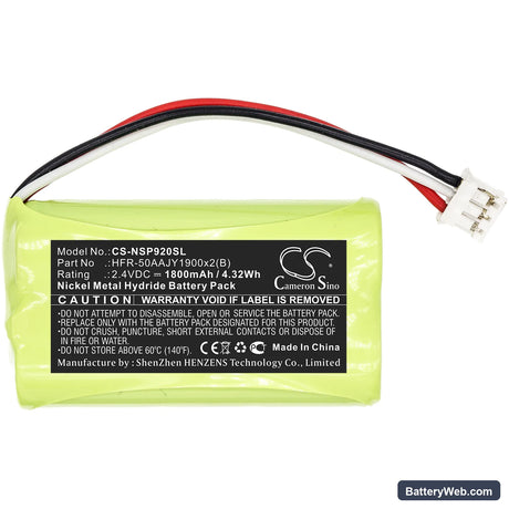 Nvidia Shield Game Controller Replacement Battery, 2.4V, 1800mAh, Ni-MH 3