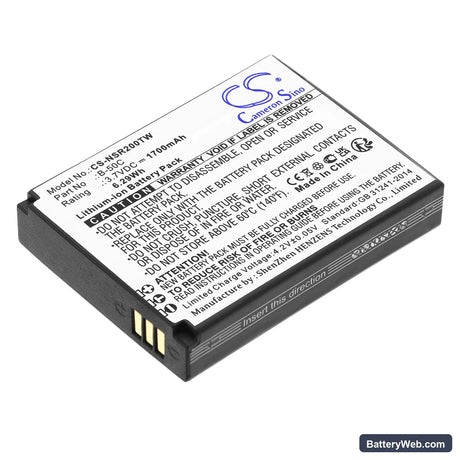 Inrico B01 Replacement Battery, 3.7V, 1700mAh, Li-ion 1