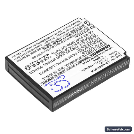 Inrico B01 Replacement Battery, 3.7V, 1700mAh, Li-ion 2