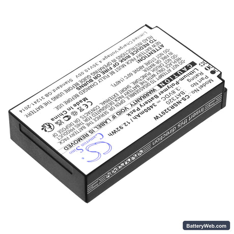 Inrico T-298S Replacement Battery, 3.8V, 3400mAh, Li-Polymer 2