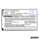 Inrico T-298S Replacement Battery, 3.8V, 3400mAh, Li-Polymer 3