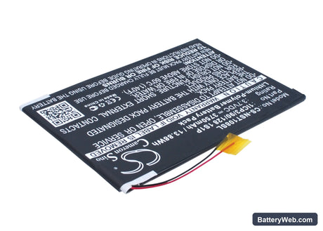 Nuvision Nuvision 10.1" Replacement Battery, 3.7V, 3750mAh, Li-Polymer 2