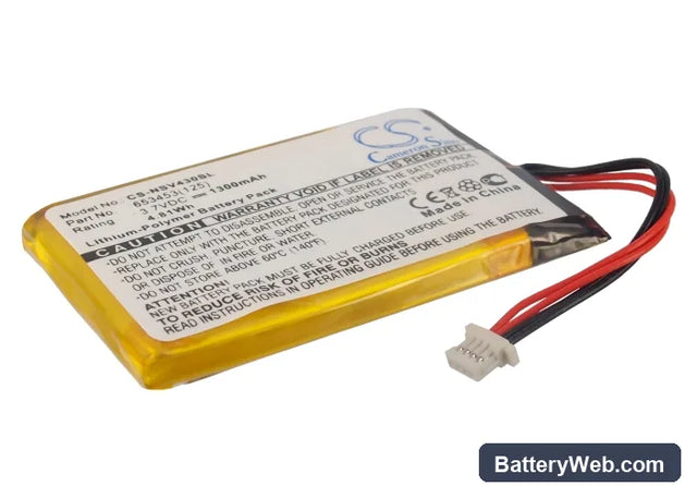 Insignia NS-NCV43 Replacement Battery, 3.7V, 1300mAh, Li-Polymer 1