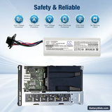 Netapp AFF A300 Replacement Battery, 7.4V, 3600mAh, Li-ion 1
