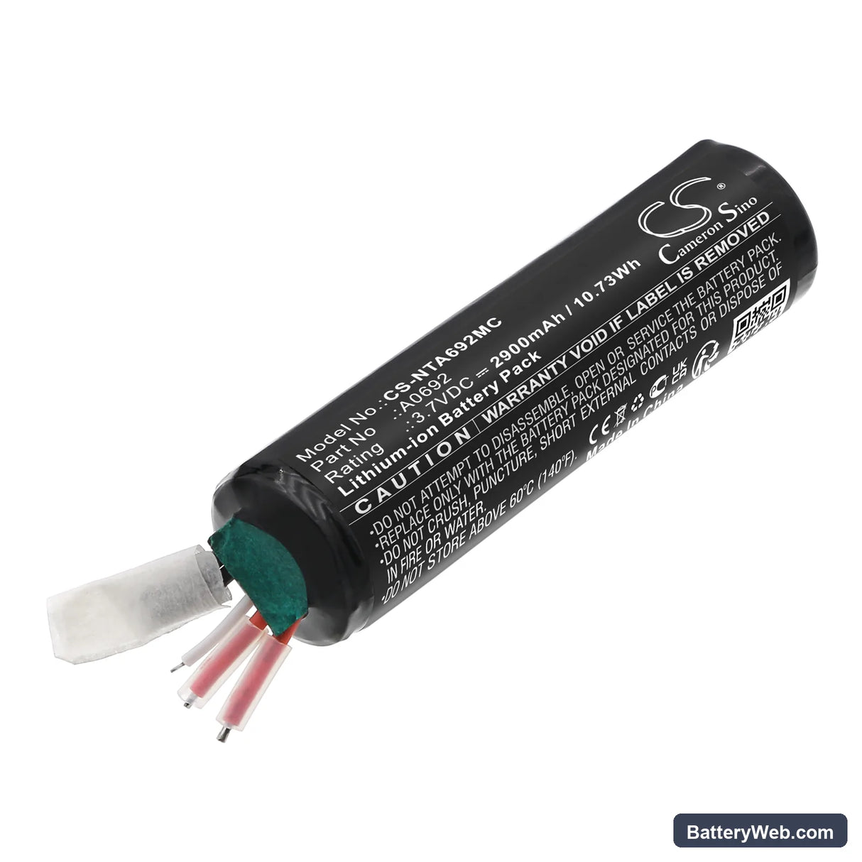 Insta360 Replacement Battery, 3.7V, 2900mAh, Li-ion 1