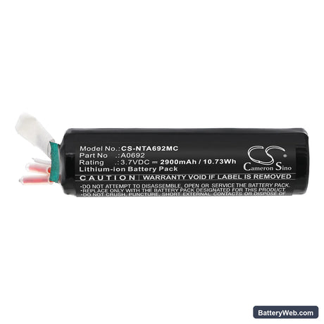 Insta360 Replacement Battery, 3.7V, 2900mAh, Li-ion 3