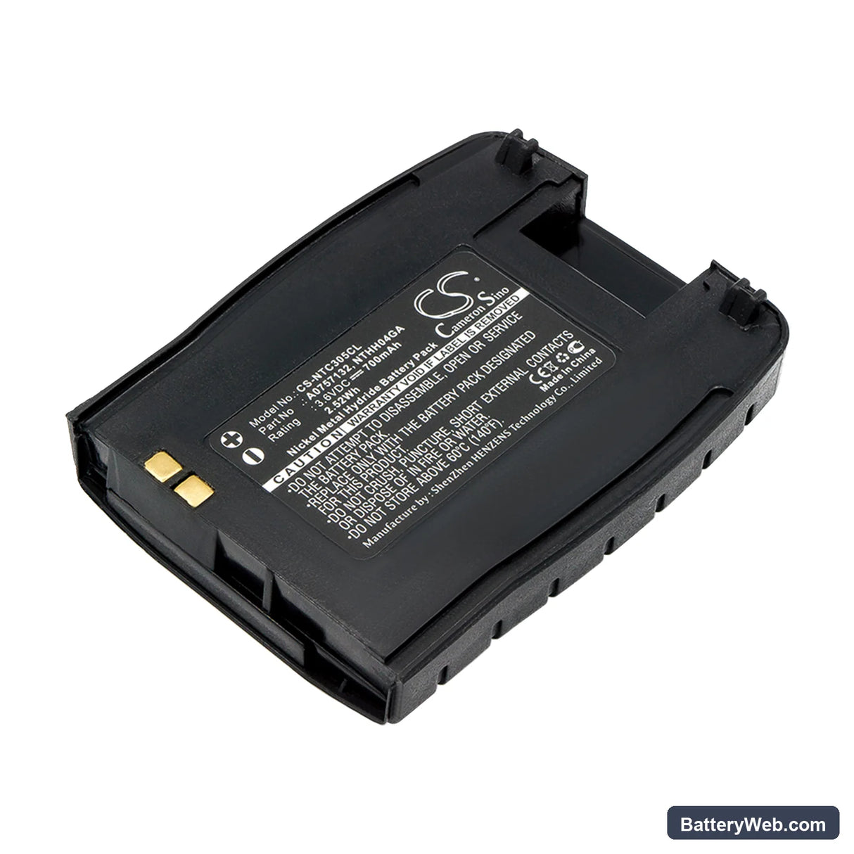 Nortel C3050 Replacement Battery, 3.6V, 700mAh, Ni-MH 1