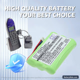 KIR 4040 Replacement Battery, 3.6V, 700mAh, Ni-MH 6