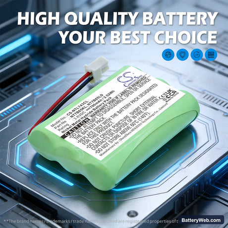 KIR 4040 Replacement Battery, 3.6V, 700mAh, Ni-MH 7