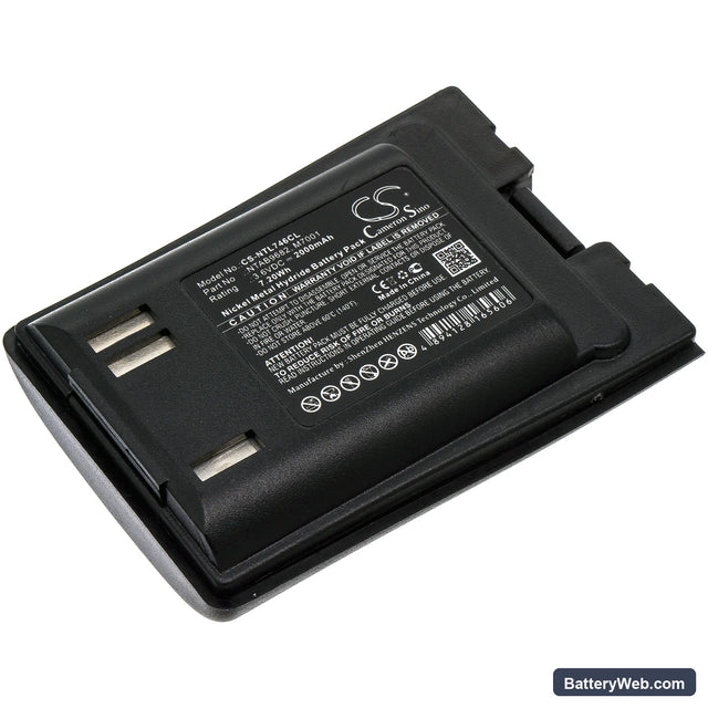 Nortel T7406 Replacement Battery, 3.6V, 2000mAh, Ni-MH 1