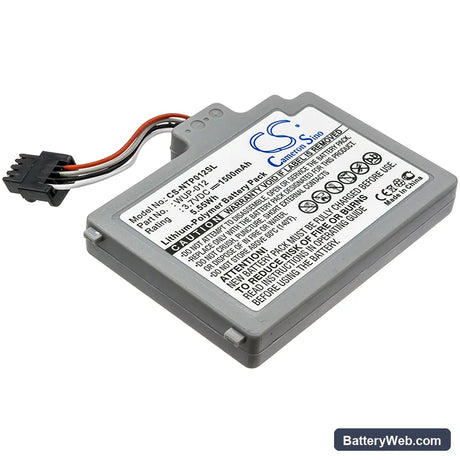 Nintendo Wii U Replacement Battery, 3.7V, 1500mAh, Li-Polymer 1