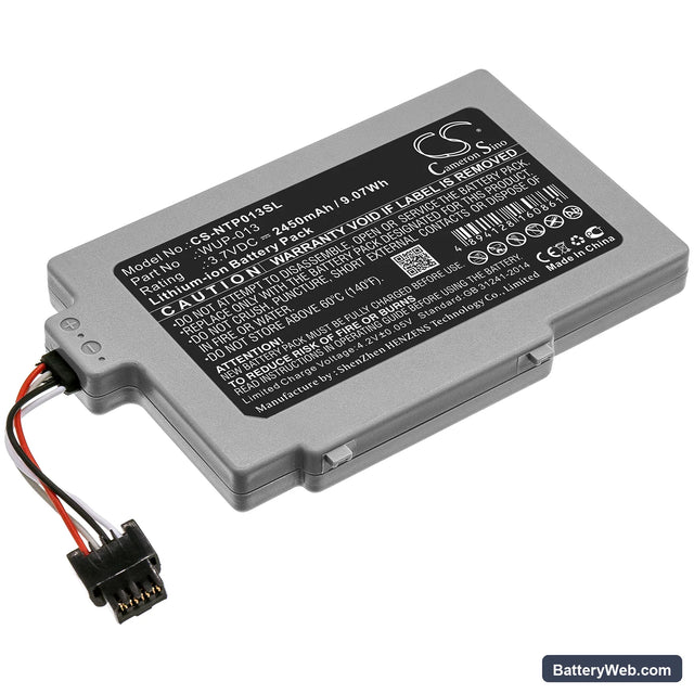 Nintendo Wii U Replacement Battery, 3.7V, 2450mAh, Li-ion 1
