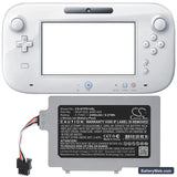 Nintendo Wii U 8G Replacement Battery, 3.7V, 2450mAh, Li-ion 6