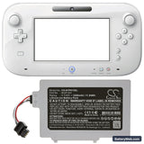 Nintendo Wii U GamePad WUP-001 Replacement Battery, 3.7V, 3200mAh, Li-ion 6
