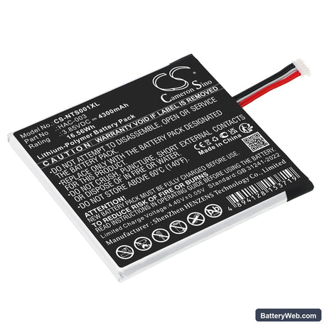 Nintendo HAC-S-JP/EU-C0 Replacement Battery, 3.85V, 4300mAh, Li-Polymer 1