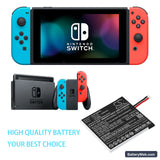 Nintendo HAC-S-JP/EU-C0 Replacement Battery, 3.85V, 4300mAh, Li-Polymer 6