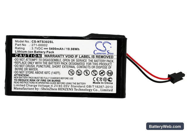 NetApp C3300 Replacement Battery, 3.7V, 5400mAh, Li-ion 1