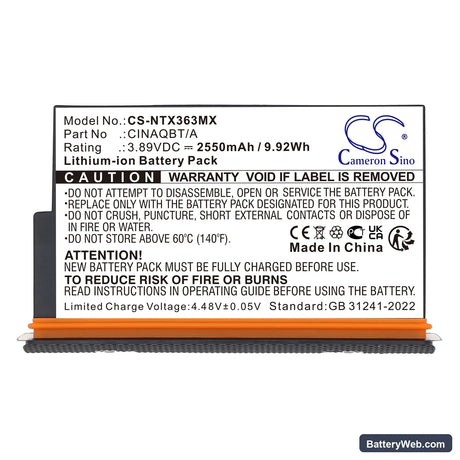 Insta360 One X3 Replacement Battery, 3.89V, 2550mAh, Li-ion 5