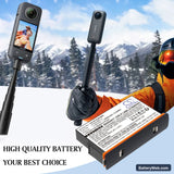 Insta360 One X3 Replacement Battery, 3.89V, 2550mAh, Li-ion 6
