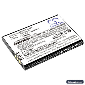 NUU Mobile F4L 4G LTE Replacement Battery, 3.8V, 1200mAh, Li-ion 1